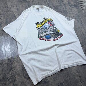 Vintage Black Jaws South Dakota Single Stitch Race T-Shirt Size XXL